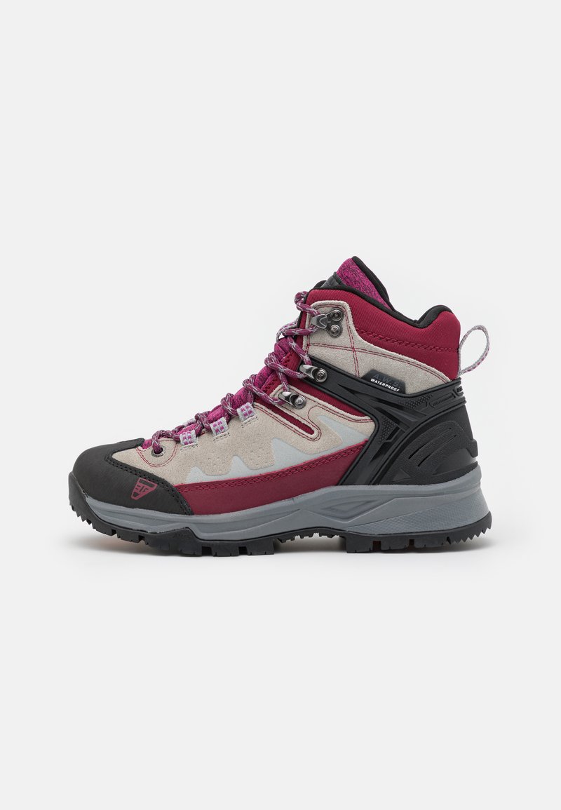 Icepeak WYNNE - Sapatos de montanha - grau/beere