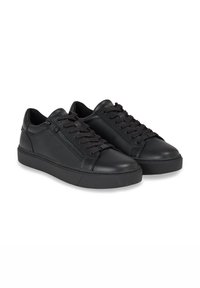 Calvin Klein LOW TOP W ZIP RUBB - Sportcipő - triple black