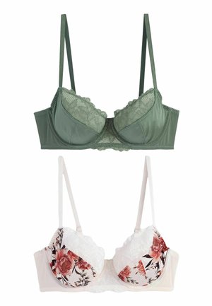 Next GEORGIE FULL CUP TWO PACK - Bügel BH - red floral print green