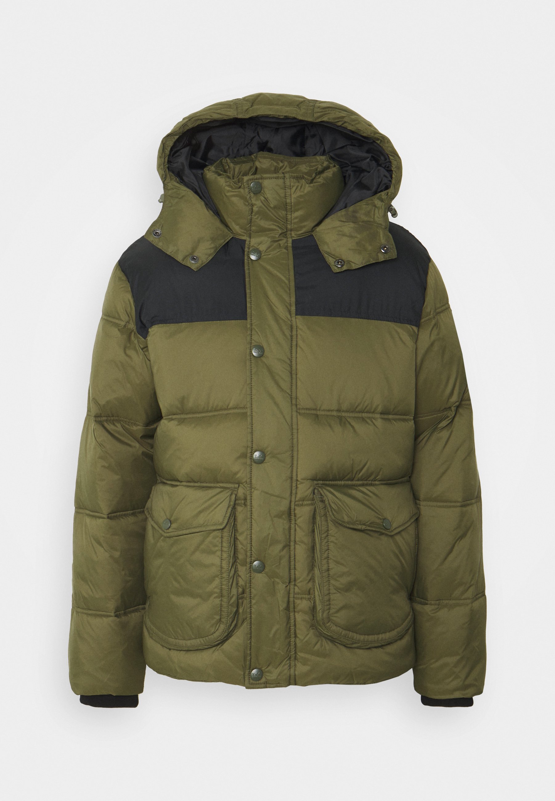 olive green winter jacket