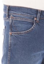 Pantalones Vaqueros Para Hombre Wrangler Greensboro - Corte Regular Recto, Elásticos (99% Algodón, 1% Elastano), Disponible En Azul Basement Blue, Talla 38W X 30L