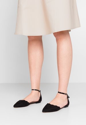Anna Field Ballerinasko m/ rem - black