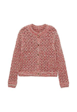 Mango Cardigan - red