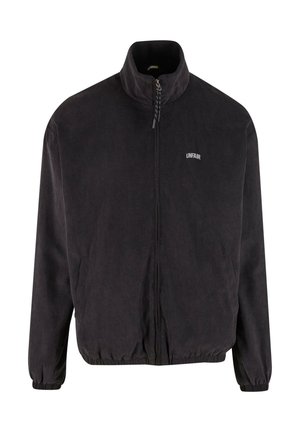 CURVED PEACHED - Summer jacket - black