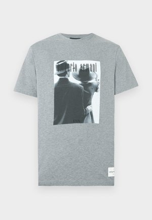 Nyomott mintás póló - grey