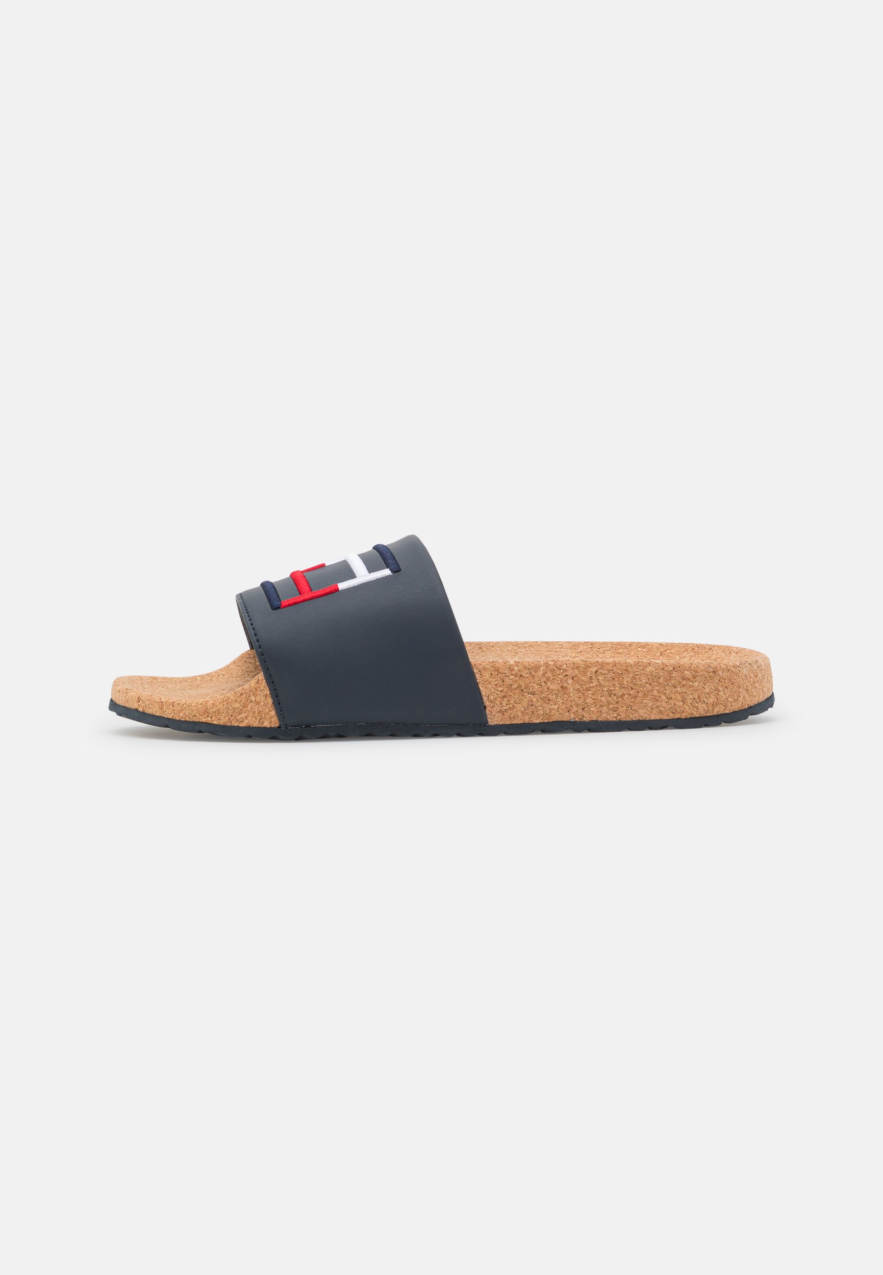 Tommy Hilfiger FLAG POOL - Muiltjes - dark blue/donkerblauw - Zalando.nl