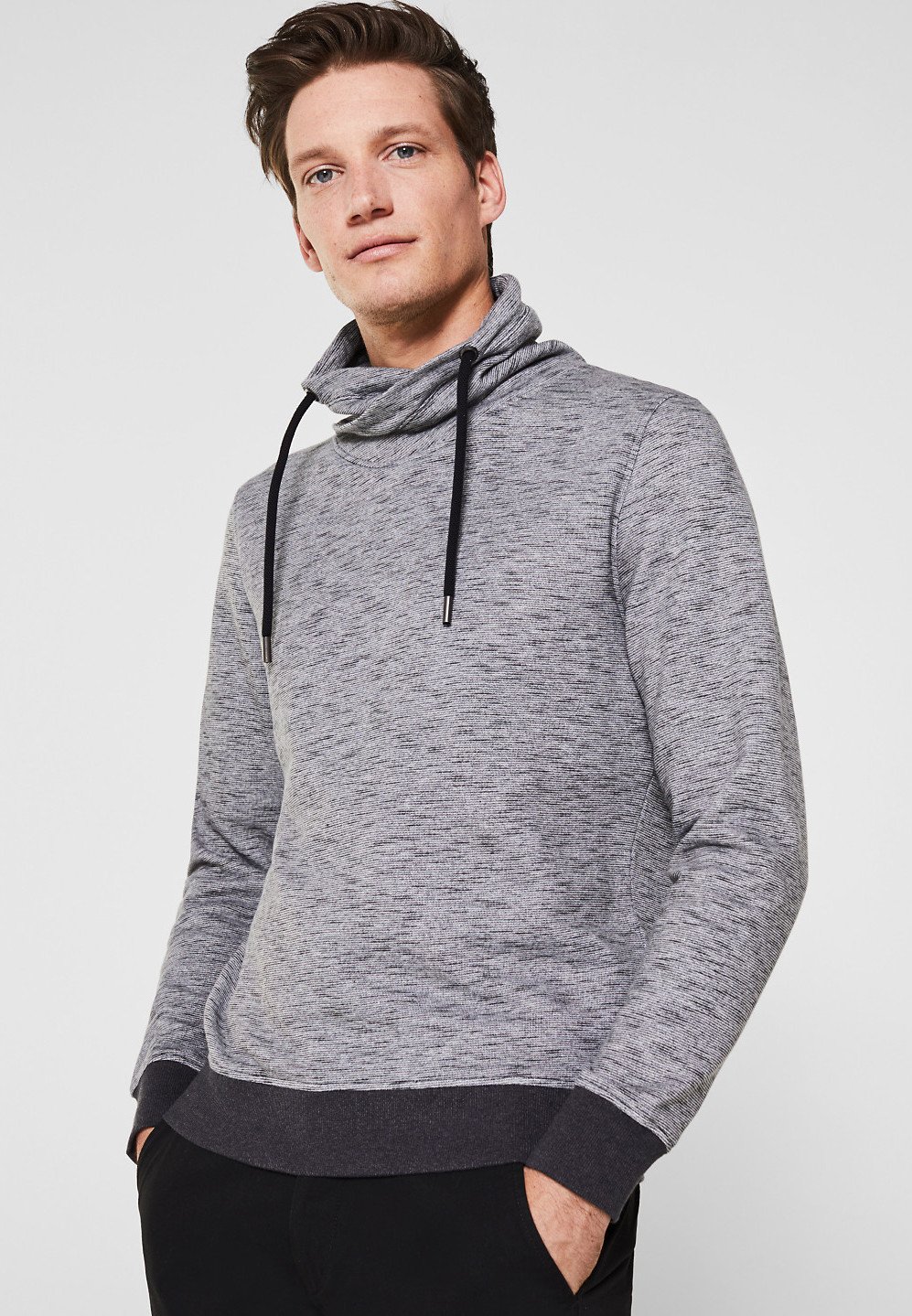 Esprit MIT TUNNELKRAGEN Sweatshirt greygrau Zalando.at sweatshirt mit tunnelkragen herren
