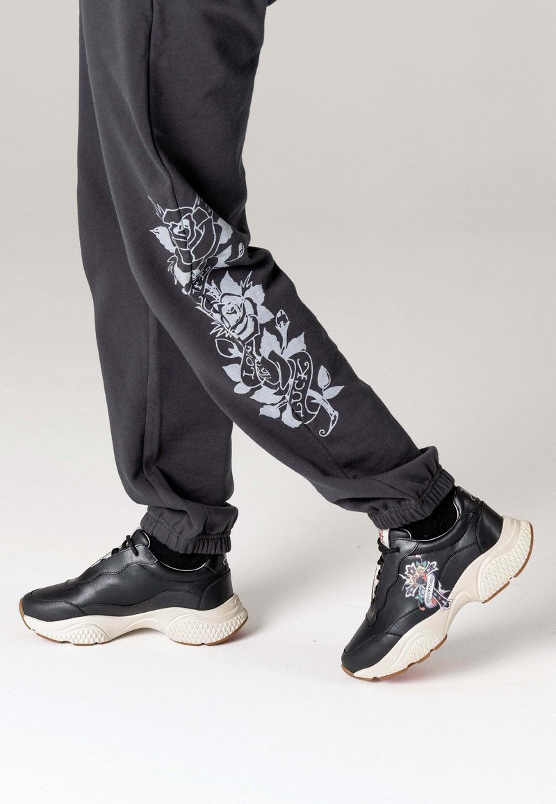 Ed Hardy BASE RUNNER CROSS - Sneakers basse - black