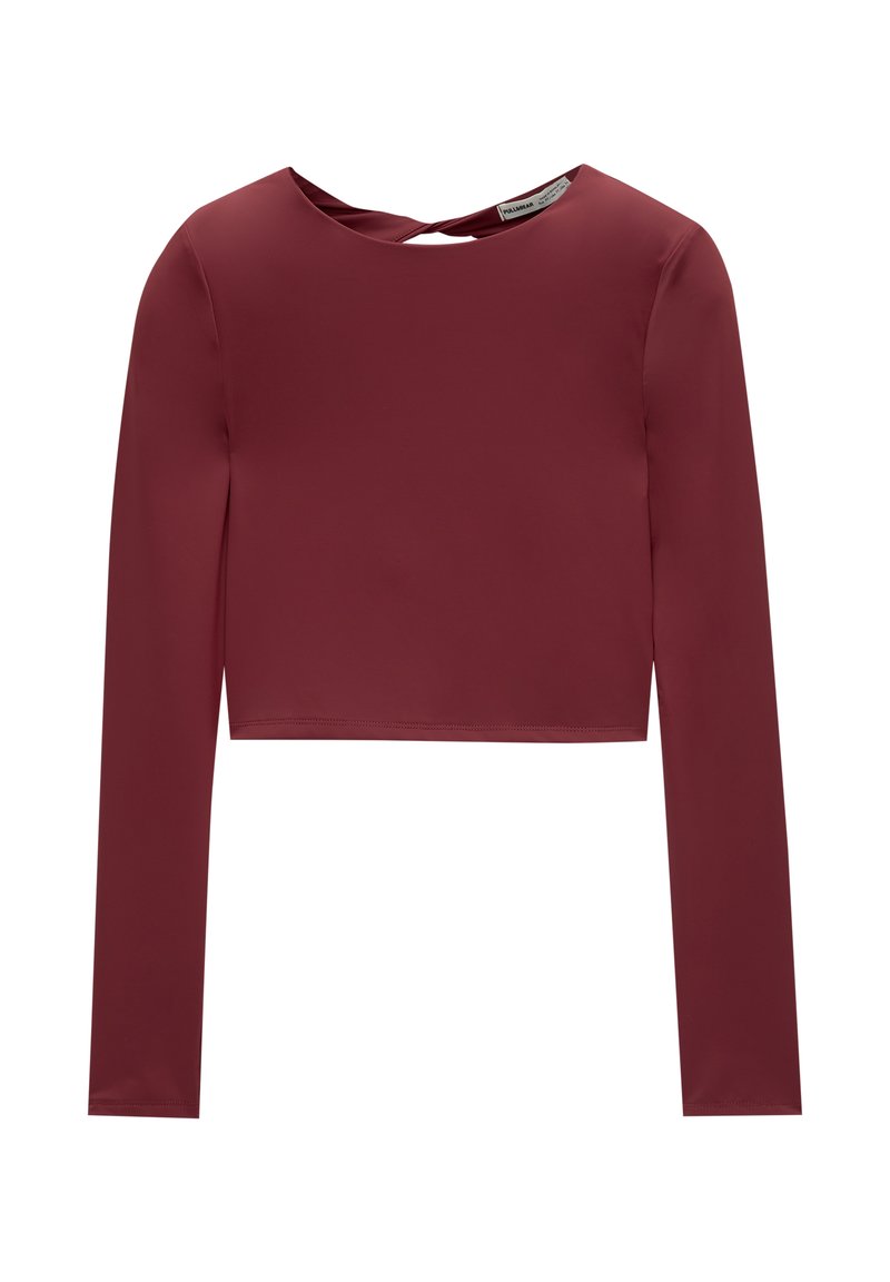 PULL&BEAR Longsleeve bordeauxrood PULL&BEAR Longsleeve bordeauxrood