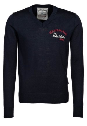Strickpullover - dark blue