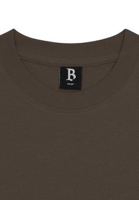 Dropsize SUPER HEAVY BLANK  - Camiseta básica - chocolatebrown