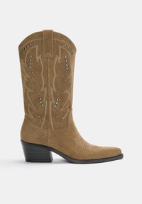 PULL&BEAR Cowboy-/Bikerboot - beige