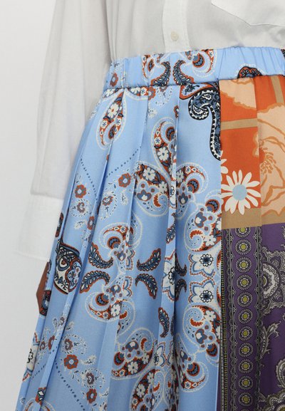 WEEKEND MaxMara EDERE - Pliceret nederdel /Nederdele med folder - azzurro