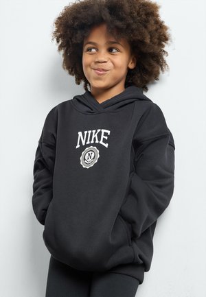 SPORTSWEAR CLUB FLEECE - Luvtröja - black/white