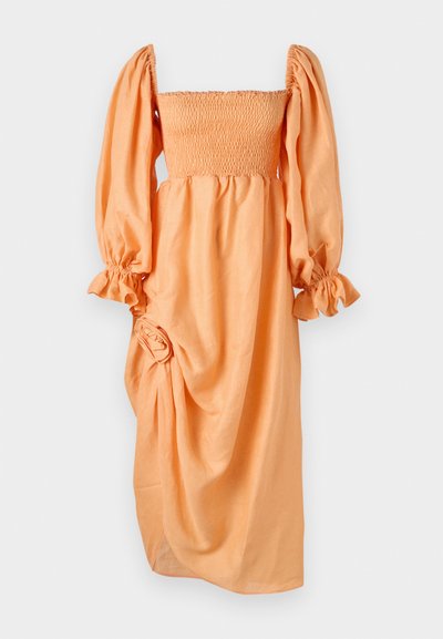 Sleeper ATLANTA DRESS WITH ROSE DETAIL - Vestito casual - coral