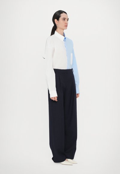 OFFICINE GENERALE NEW SOPHIE FRESCO - Kalhoty - dark navy
