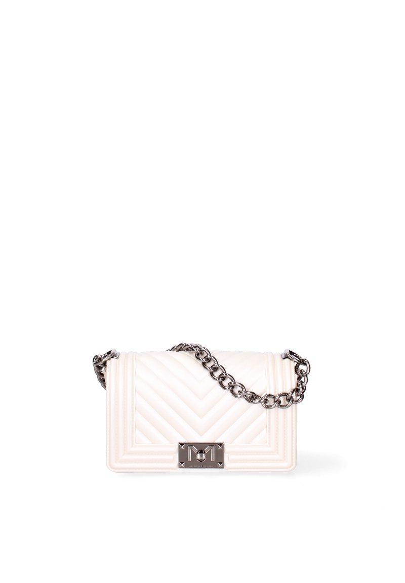 Marc Ellis Borsa a tracolla - white and silver