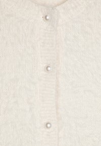 Lindex WITH FLOUNCE AND POCKETS - Strickjacke - off-white