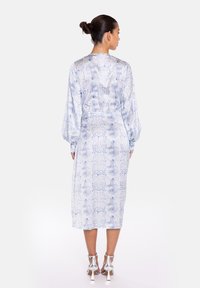 Glamorous Vestido informal - white blue animal