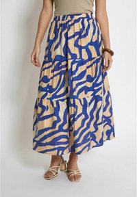 Desires LAUREN - Faltenrock - sandshell print