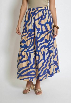 LAUREN - Skladaná sukňa - sandshell print