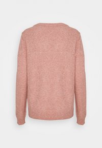 VILA Stickad tröja - light pink