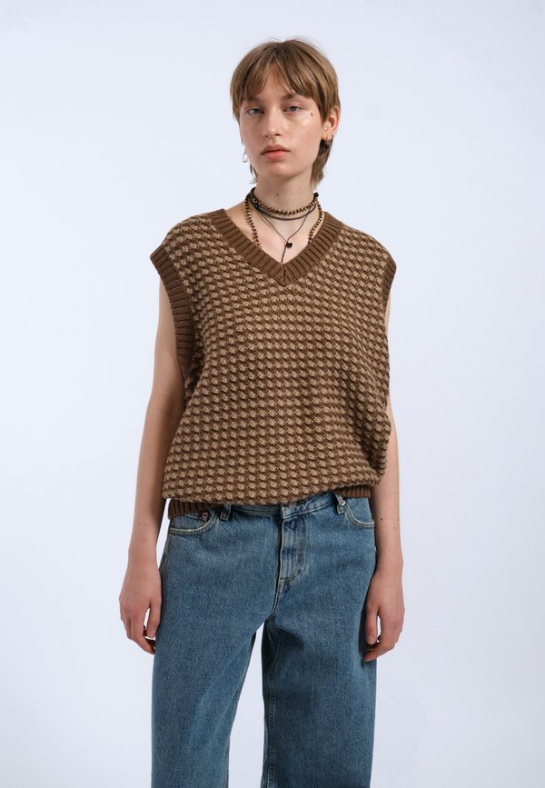 LOWEN - Strickpullover - morel mix