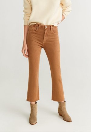 Flared Jeans - sand