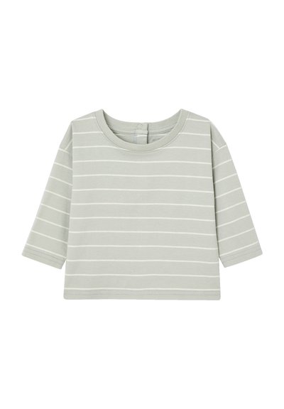 Jungen Feinstrickpullover Mit Streifen In Wollweiß Produktbild-Vorschau 9