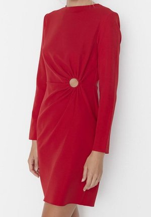 Etui-jurk - red