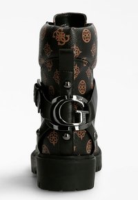 Guess SCHNÜRBOOT ONDINA 4G-LOGO PEONY-LOGO - Bottines à lacets - mehrfarbig braun