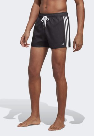 3-STRIPES CLX - Swimming shorts - black white