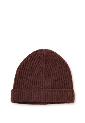 United Colors of Benetton, BEANIE IN 100%  IN CARDIGAN STITCH... - Gorro - brown