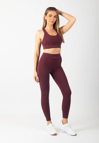 Carlheim Leggings - Byxor - burgundy