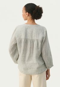 Part Two PERSILLESPW SH - Button-down blouse - agave green stripe