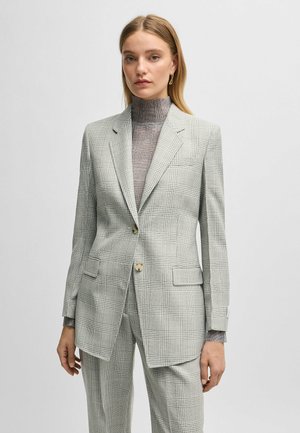 BOSS Pitkä takki - patterned sixteen