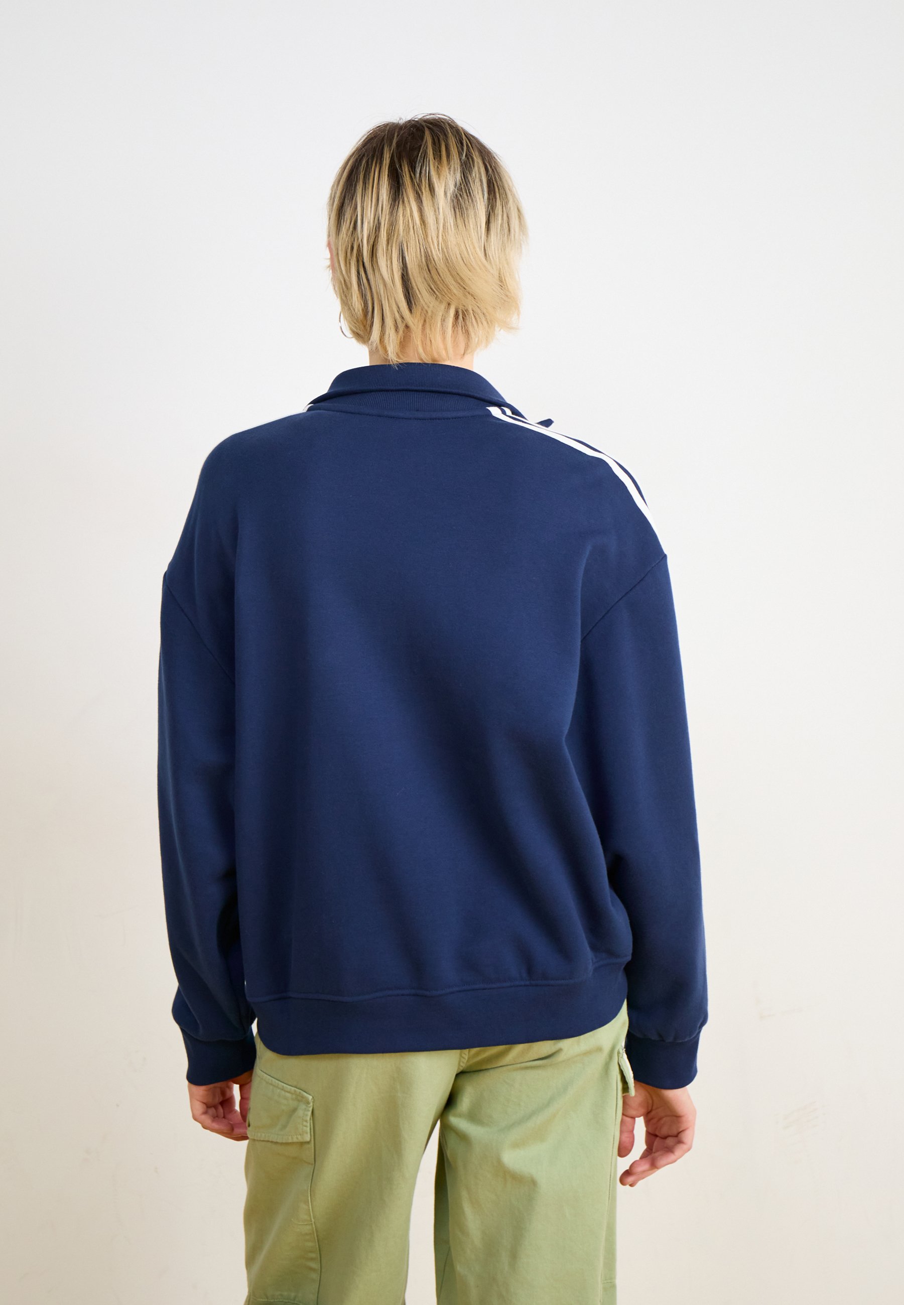 adidas Originals HALFZIP CREW - Sweater - night indigo/donkerblauw