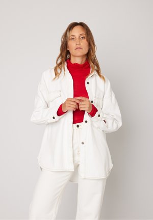 Denimová bunda - off white