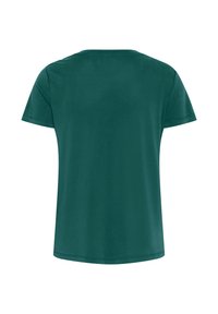 Soaked in Luxury COLUMBINE V-NECK - Pamata T-krekls - rain forest