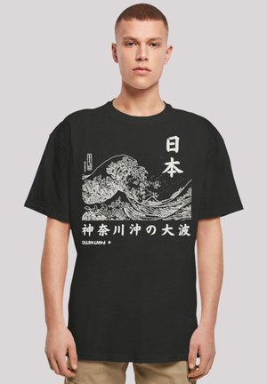 KANAGAWA WELLE JAPAN - Print T-shirt - schwarz