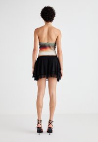 Noisy May NMVIA LAYERED TIE MINI SKIRT - Μίνι φούστα - black