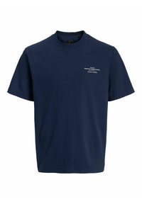 Jack & Jones Jprblachad Branding Short Sleeve Crew Neck Tee in Blue | MYER