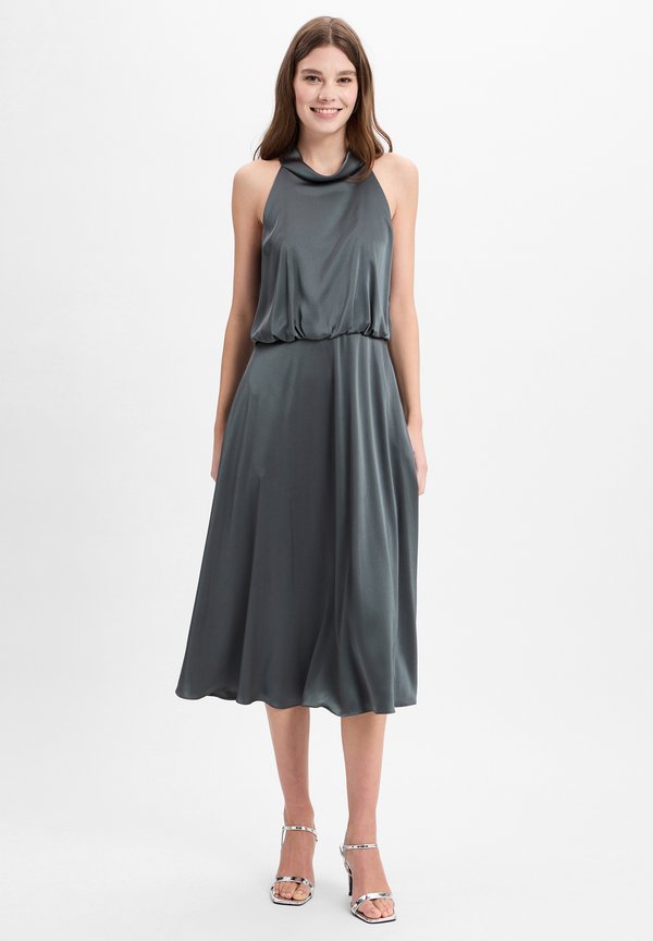 MIT STEHKRAGEN - Freizeitkleid - oliv