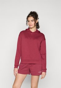 ONLY Play ONPLOUNGE LIFE HOOD NOOS - Hoodie - rhododendron
