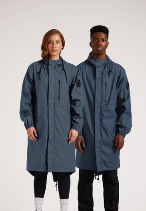 ELEMENTS LONGLINE HOODED RAINCOAT - Parka - GREY