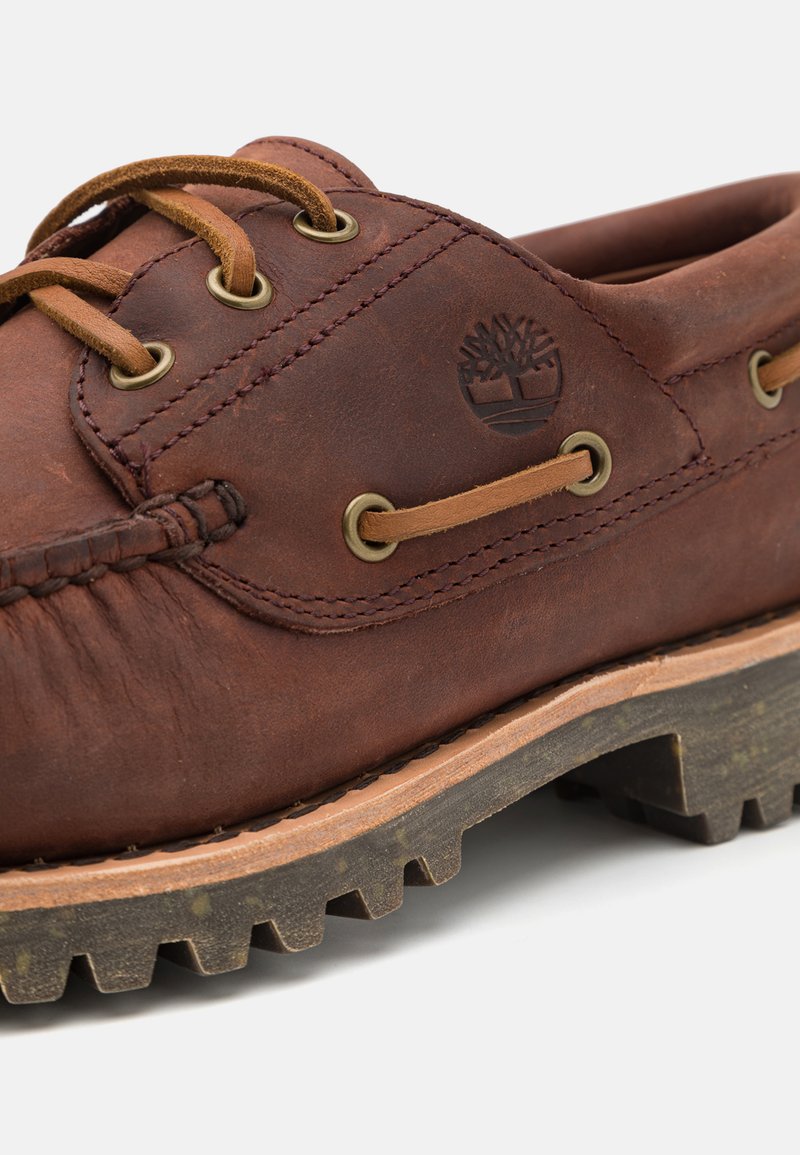 Timberland AUTHENTIC 3 EYE - Boat shoes - medium brown/brown - Zalando