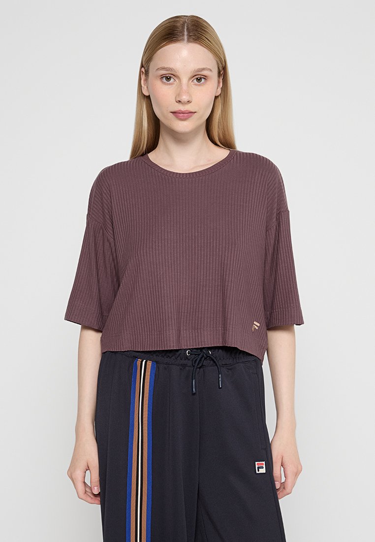 Fila T-shirt basic mauve Fila T-shirt basic mauve