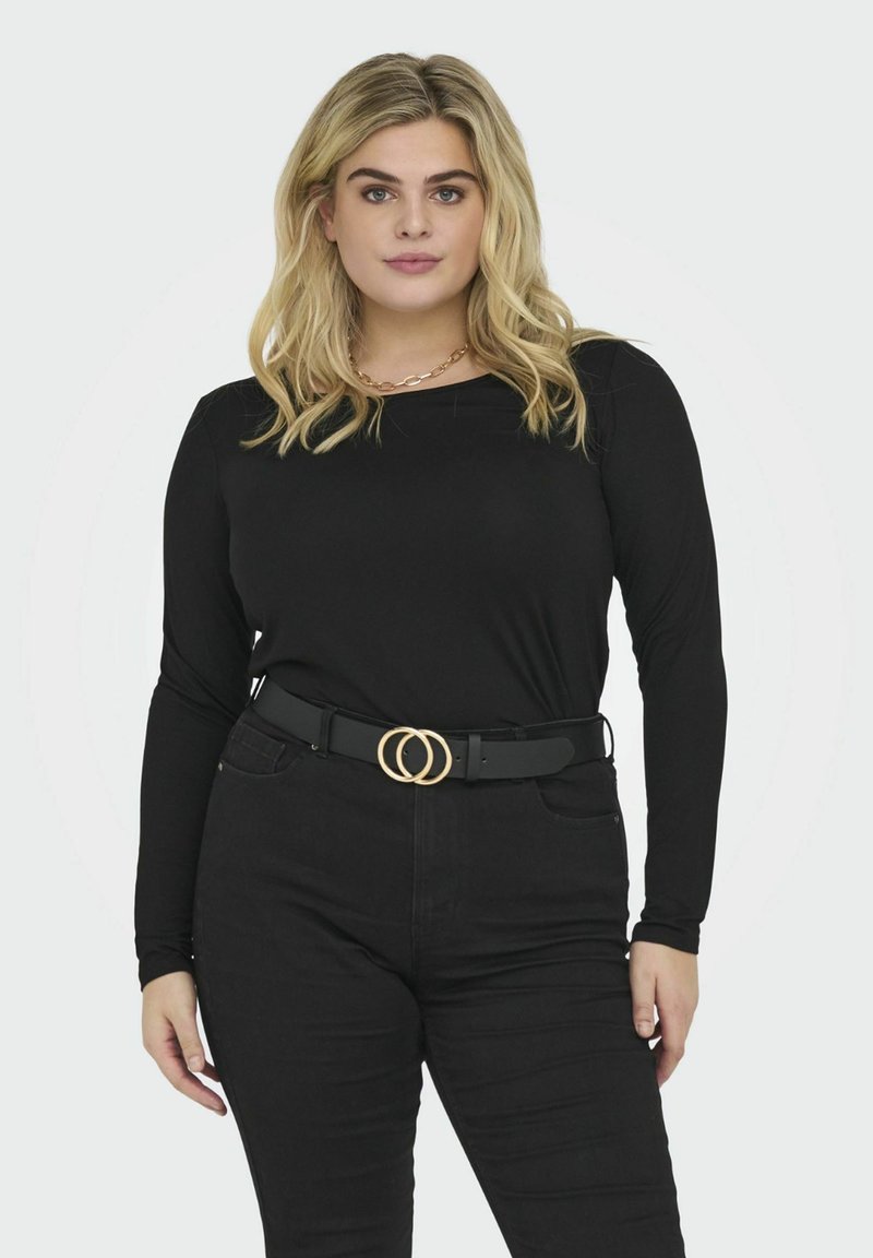 ONLY Carmakoma Langarmshirt - black