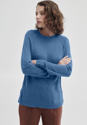 b.young BYMALEA SLIT  - Strickpullover - french blue