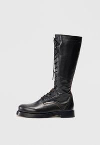 MERA - Bottes à lacets - black